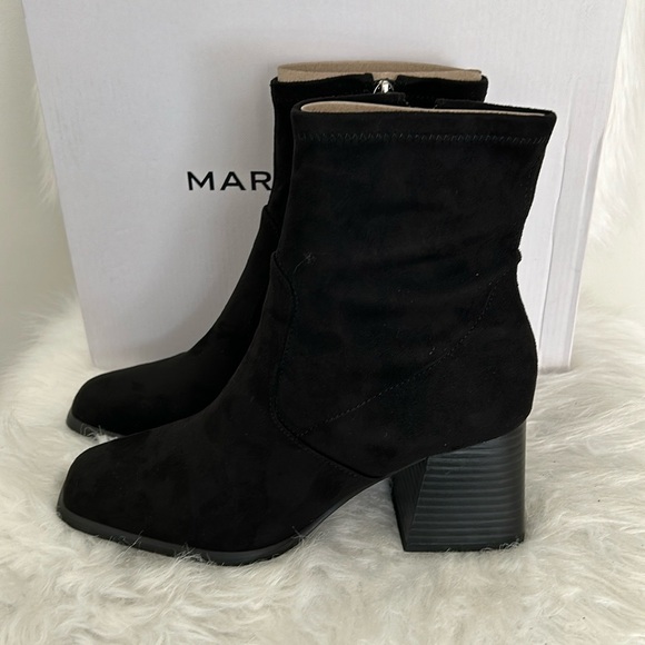 NWT, Marc Fisher blk suede bootie sz 8 1/2 - Picture 5 of 12